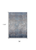 7' X 10' Blue and Gray Abstract Power Loom Distressed Area Rug With Fringe