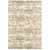 4' X 6' Ivory And Gray Abstract Strokes Area Rug Polyester