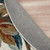 4' Round Blue and White Tropical Area Rug