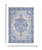 4' X 6' Blue And Gray Medallion Area Rug