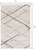 2' X 4' Gray and Ivory Geometric Area Rug