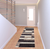 8' Black Brown And Beige Patchwork Runner Rug