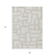 9' X 12' Ivory And Beige Abstract Washable Indoor Outdoor Area Rug