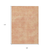 9' X 12' Peach Washable Indoor Outdoor Area Rug