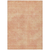 9' X 12' Peach Washable Indoor Outdoor Area Rug