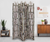 64" Brown Solid Wood Folding Four Panel Screen Room Divider