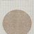 10' X 14' Ivory And Brown Striped Washable Indoor Outdoor Area Rug