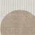 10' X 14' Ivory And Brown Striped Washable Indoor Outdoor Area Rug
