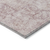 8' X 10' Pink Floral Medallion Washable Indoor Outdoor Area Rug