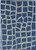 5' X 8' Blue Or Grey Abstract Panels Area Rug