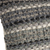 Set of Two Black and Gray Striped Cotton Throw Pillow