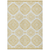 9' X 12' Gold And Ivory Medallion Washable Indoor Outdoor Area Rug