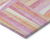 8' X 10' Blush Ivory And Orange Geometric Washable Indoor Outdoor Area Rug