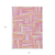 8' X 10' Blush Ivory And Orange Geometric Washable Indoor Outdoor Area Rug