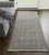 12' Blue Beige And Red Floral Runner Rug