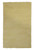 2' X 4' Canary Yellow Shag Hand Woven Area Rug