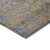 10' X 14' Navy Blue And Brown Abstract Washable Indoor Outdoor Area Rug