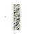 12' Charcoal And White Abstract Runner Rug
