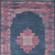 12' X 18' Blue Moroccan Power Loom Distressed Area Rug