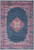 12' X 18' Blue Moroccan Power Loom Distressed Area Rug