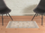 2' X 3' Ivory And Blue Oriental Power Loom Stain Resistant Area Rug With Fringe