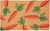 17" X 29" Natural And Orange Easter Carrots Coir Outdoor  Door Mat