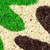 17" X 29" Natural Blue Green And Orange  Floral Outdoor Coir Door Mat