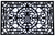 18" X 30" Black Rubber Pineapple Outdoor Door Mat
