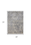 2' X 3' Gray Taupe And Silver Abstract Area Rug