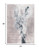 8' Sand Ivory And Black Abstract Runner Rug