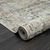 2' X 3' Gray Abstract Distressed Area Rug