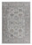 4' X 6' Grey Oriental Area Rug