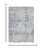6' X 9' Blue And Gray Geometric Area Rug
