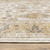 3' X 5' Ivory And Gold Oriental Area Rug With Fringe