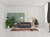10' Rust And Gray Damask Distressed Runner Rug