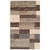 7' X 9' Beige Slate Gray And Brown Patchwork Area Rug