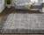 4' X 6' Brown And Ivory Wool Plaid Tufted Handmade Stain Resistant Area Rug
