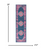 10' Blue And Pink Medallion Distressed Runner Rug