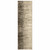 2' X 8' Beige And Grey Abstract Power Loom Stain Resistant Runner Rug Polypropylene