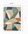 2' X 3' Blue Green And Beige Abstract Geometric Area Rug