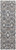 8' Ivory Gray And Taupe Geometric Power Loom Stain Resistant Runner Rug