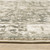 8' Gray and Ivory Oriental Power Loom Runner Rug Polyester