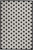 4’ x 6’ Black White Gray Indoor Outdoor Area Rug - 4512822814735