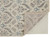 2' X 3' Gray and Ivory Wool Floral Hand Knotted Area Rug