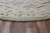 Homeroots Home Decor 4 Inch Round CreamColor  Modern Geometric Area Rug