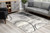4’ X 6’ Gray Distressed Swirls Area Rug - 808230040083