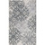 5' X 8' Gray And Charcoal Medallion Area Rug