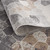 8' Beige And Gray Cobblestone Distressed Runner Rug