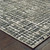 2' X 8' Grey And Ivory Abstract Power Loom Stain Resistant Runner Rug