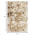 8' Natural And Brown Abstract Runner Rug